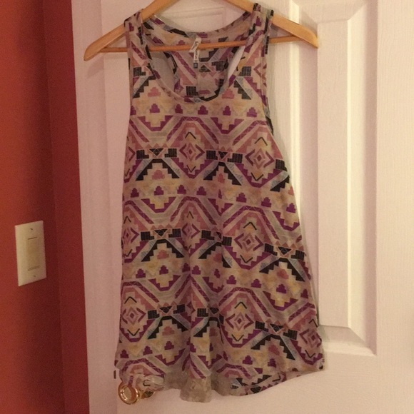 Wallflower Tops - Tribal pattern tank